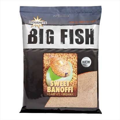 Picture of DYNAMITE BAITS Big Fish Sweet Banoffi Method Mix 1.8kg